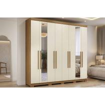 Guarda Roupa Casal 8Pta c/Esp Pé Master New Areia S. Andirá Guarda Roupa Casal 8Pta c/Esp Pé Master New Areia S. Andirá