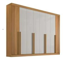 Guarda Roupa Casal 8pts Daymond Rip Cinamomo Off Mdf D'doro Guarda Roupa Casal 8pts Daymond Rip Cinamomo Off Mdf D'doro