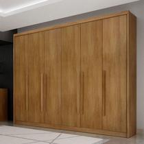 Guarda Roupa Casal Ambiente Bragança 6 Portas 8 Gavetas Cumaru 23 Novo Horizonte