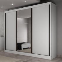 Guarda Roupa Casal Ambiente Duna 3 Portas 4 Gavetas Neve com Espelho Novo Horizonte Guarda Roupa Casal Ambiente Duna 3 Portas 4 Gavetas Neve com Espelho Novo Horizonte