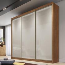 Guarda Roupa Casal Ambiente Londres 3 Portas 4 Gavetas Cumaru 25 Fendi com Nicho Novo Horizonte Guarda Roupa Casal Ambiente Londres 3 Portas 4 Gavetas Cumaru 25 Fendi com Nicho Novo Horizonte