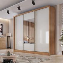 Guarda Roupa Casal Ambiente Medelim 3 Portas 6 Gavetas Cumaru 25 Fendi com Espelho Novo Horizonte Guarda Roupa Casal Ambiente Medelim 3 Portas 6 Gavetas Cumaru 25 Fendi com Espelho Novo Horizonte