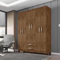 Guarda Roupa Casal Ambiente Modena 6 Portas Malbec - Incorplac Guarda Roupa Casal Ambiente Modena 6 Portas Malbec - Incorplac