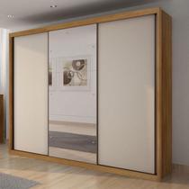 Guarda Roupa Casal Ambiente Palazzo 3 Portas 6 Gavetas Cumaru 25 Fendi com Espelho Novo Horizonte Guarda Roupa Casal Ambiente Palazzo 3 Portas 6 Gavetas Cumaru 25 Fendi com Espelho Novo Horizonte