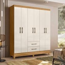Guarda Roupa Casal Ambiente Panamá 6 Portas Freijó Off White - Moval Guarda Roupa Casal Ambiente Panamá 6 Portas Freijó Off White - Moval