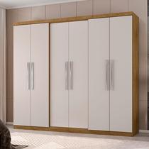 Guarda Roupa Casal Ambiente Prime 6000 Freijó Baunilha - Araplac Guarda Roupa Casal Ambiente Prime 6000 Freijó Baunilha - Araplac