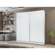 Guarda Roupa Casal Ambiente Velaris Branco Brilho - Lopas