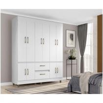 Guarda Roupa Casal Araplac Com 10 Portas Branco