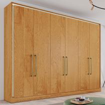 Guarda-Roupa Casal Argos 6 Portas 6 Gavetas 100% Mdf Peroba - Mademarques Guarda-Roupa Casal Argos 6 Portas 6 Gavetas 100% Mdf Peroba - Mademarques