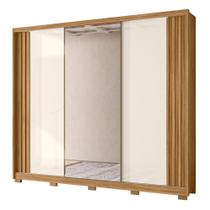 Guarda Roupa Casal Arizona 3 Portas Deslizantes com Espelho - Moval Guarda Roupa Casal Arizona 3 Portas Deslizantes com Espelho - Moval