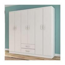 Guarda-Roupa Casal Atalaia 6 Portas 2 Gavetas Guarda-Roupa Casal Atalaia 6 Portas 2 Gavetas