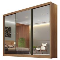 Guarda Roupa Casal Atlanta 3 Portas 8 Gavetas com Espelho Cumaru 23 Novo Horizonte Guarda Roupa Casal Atlanta 3 Portas 8 Gavetas com Espelho Cumaru 23 Novo Horizonte