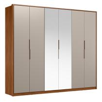 Guarda Roupa Casal Atrice 6 Portas com 2 Espelhos - Demartêz Guarda Roupa Casal Atrice 6 Portas com 2 Espelhos - Demartêz