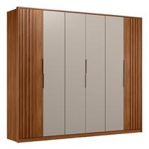 Guarda Roupa Casal Atrice Ripado 6 Portas - Demartêz