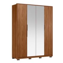 Guarda Roupa Casal Attore 4 Portas com 2 Espelhos e Pés - Demartêz Guarda Roupa Casal Attore 4 Portas com 2 Espelhos e Pés - Demartêz