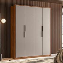 Guarda Roupa Casal Attore Ambiente 4 Portas Nogueira Nude Prime Tx Demóbile - Demartêz Guarda Roupa Casal Attore Ambiente 4 Portas Nogueira Nude Prime Tx Demóbile - Demartêz