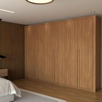 Guarda-Roupa Casal Aura 6 Portas 6 Gavetas Cinamomo - Panorama Móveis