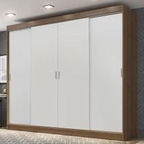Guarda-roupa Casal Austin 4 Portas 3 Gavetas Rustic Guarda-roupa Casal Austin 4 Portas 3 Gavetas Rustic