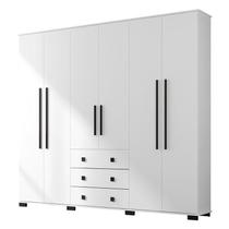 Guarda Roupa Casal B23063 Branco - Araplac