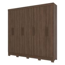 Guarda Roupa Casal B51 Castanho Briz Móveis