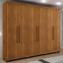 Guarda-Roupa Casal Bari 6 Portas 4 Gavetas Cinamomo - Panorama Móveis Guarda-Roupa Casal Bari 6 Portas 4 Gavetas Cinamomo - Panorama Móveis
