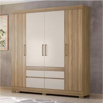 Guarda Roupa Casal Bilbao 4 Portas + 4 Gavetas - Demóbile