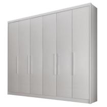 Guarda Roupa Casal Bolonha 6 Portas 6 Gavetas Neve Novo Horizonte