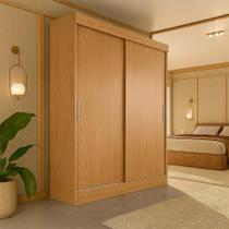 Guarda-Roupa Casal Boreal 2 Portas Carvalho