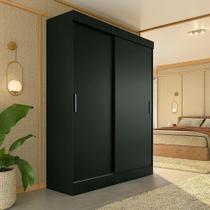 Guarda-Roupa Casal Boreal 2 Portas Preto