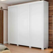 Guarda Roupa Casal Branco 3 portas de Correr Zara 3PTS Roupeiro Casal Portas de Correr Guarda Roupa Casal Branco 3 portas de Correr Zara 3PTS Roupeiro Casal Portas de Correr