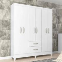 Guarda-Roupa Casal Brasília 6 Portas 2 Gavetas 3375 Atualle
