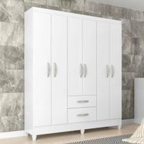 Guarda-Roupa Casal Brasília 6 Portas 2 Gavetas 3375 Atualle Guarda-Roupa Casal Brasília 6 Portas 2 Gavetas 3375 Atualle