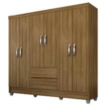 Guarda Roupa Casal Bruna 6 Portas Boreal