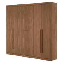 Guarda Roupa Casal Buriti Ripado 6 Portas - Santos Andirá