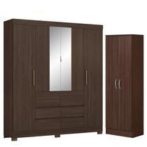 Guarda Roupa Casal Cádis com Sapateira Multiuso Golden Café - Demóbile Guarda Roupa Casal Cádis com Sapateira Multiuso Golden Café - Demóbile