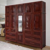 Guarda-Roupa Casal Campo Grande 10 Portas 4 Gavetas com Espelho Mel - Rodmoveis
