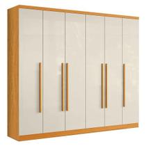 Guarda Roupa Casal Canadá 2030290 Cinamomo Off White - Aramóveis