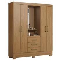 Guarda Roupa Casal Capela 4P 3G 164 cm Paris ARMoveis