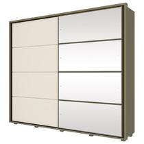 Guarda-Roupa Casal Cavic 4 Espelhos 2 Portas Duna/Off White - Henn Guarda-Roupa Casal Cavic 4 Espelhos 2 Portas Duna/Off White - Henn
