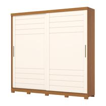 Guarda Roupa Casal Cayman 2 Portas 6 Gavetas com Pés D337 Cinamomo Off White - Henn Guarda Roupa Casal Cayman 2 Portas 6 Gavetas com Pés D337 Cinamomo Off White - Henn