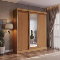 Guarda Roupa Casal CB1504-TJCN 3 Portas de Correr com Espelhos MDP Tapajós-Canela Kappesberg Guarda Roupa Casal CB1504-TJCN 3 Portas de Correr com Espelhos MDP Tapajós-Canela Kappesberg