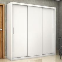 Guarda-Roupa Casal Clarice 3 Portas 4 Gavetas Branco - Pnr Móveis Guarda-Roupa Casal Clarice 3 Portas 4 Gavetas Branco - Pnr Móveis