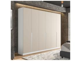 Guarda Roupa Casal com 6 Portas e 4 Gavetas 240825 Linha Porto Politorno Móveis