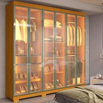 Guarda-roupa Casal com 6 Portas Reflecta com Pés 100% Mdf Império Guarda-roupa Casal com 6 Portas Reflecta com Pés 100% Mdf Império