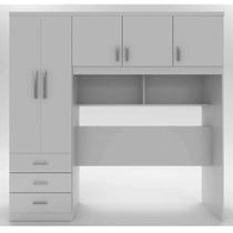 Guarda-Roupa Casal com Cabeceira Baú 5 Portas 3 Gavetas e Prateleiras Cancun Yescasa Guarda-Roupa Casal com Cabeceira Baú 5 Portas 3 Gavetas e Prateleiras Cancun Yescasa