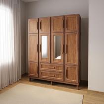 Guarda-roupa Casal com Espelho 10 Portas 2 Gavetas Maceió