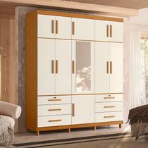 Guarda-roupa Casal com Espelho 11 Portas 6 Gavetas Triton Plus