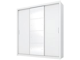 Guarda-roupa Casal com Espelho 3 Portas de Correr