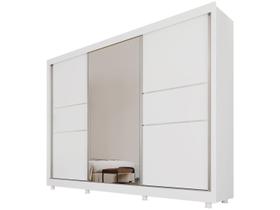 Guarda-roupa Casal com Espelho 3 Portas de Correr Guarda-roupa Casal com Espelho 3 Portas de Correr