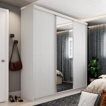 Guarda Roupa Casal Com Espelho 3 Portas Em Perfect Lugano